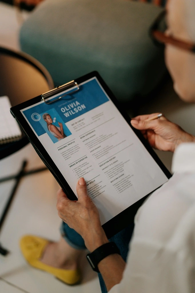 Best Recruitment Agency in Malaysia Showing a Candidate's Resume